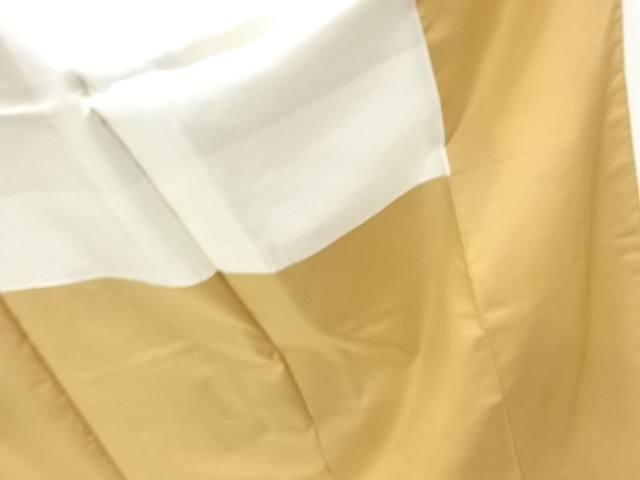  未使用品　縞に草花模様織り出し本場大島紬着物(7マルキ)